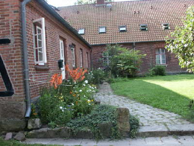 unser Hauseingang